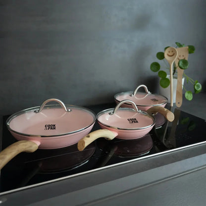 Ensemble de 2 poêles à frire Cook &amp; Pan - Blush