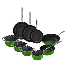 Cook & Pan - Honey Go Green Pannenset 9-delig Pannenset Cook & Pan 