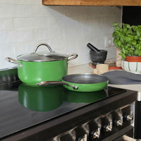 Cook &amp; Pan - Ensemble de 9 pièces de batterie de cuisine Honey Go Green Cook &amp; Pan