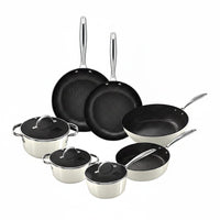 Cook &amp; Pan - Ensemble de 7 pièces de batterie de cuisine Honey Go Ivory Cook &amp; Pan