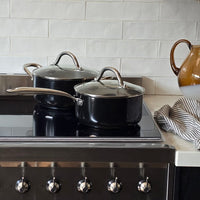 Cook & Pan - Honey Signature Steelpan 18 cm met glazen deksel Cook & Pan 