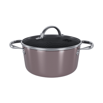 Cook & Pan - Honey Taupe of Mind Kookpot 22 cm met glazen deksel Cook & Pan 