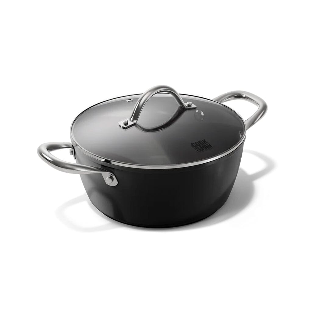 Cook &amp; Pan - Casserole Signature 22 cm avec couvercle en verre