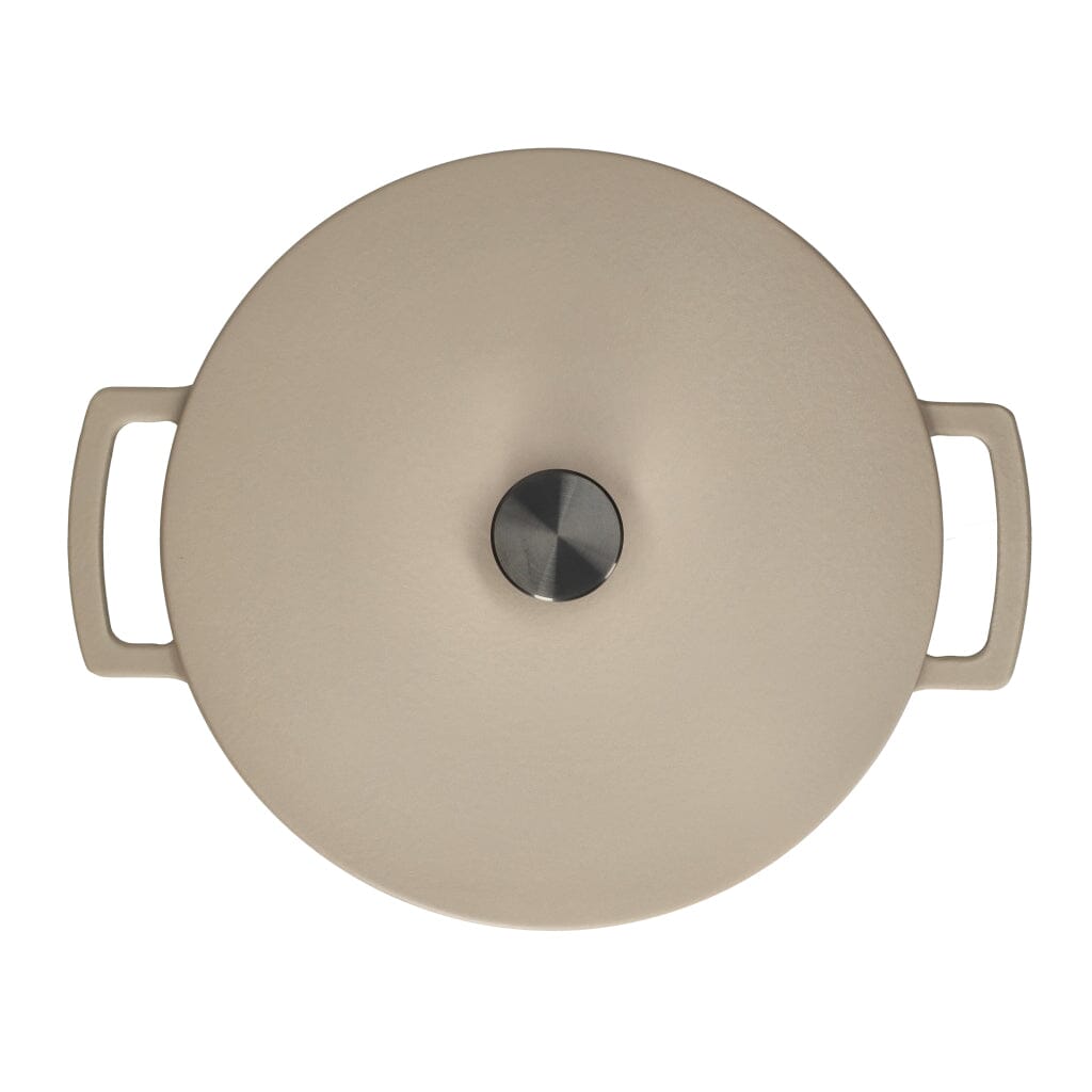 Cook & Pan - Taupe of Mind Gietijzeren Braadpan 24 cm - 4 liter Braadpan Cook & Pan 