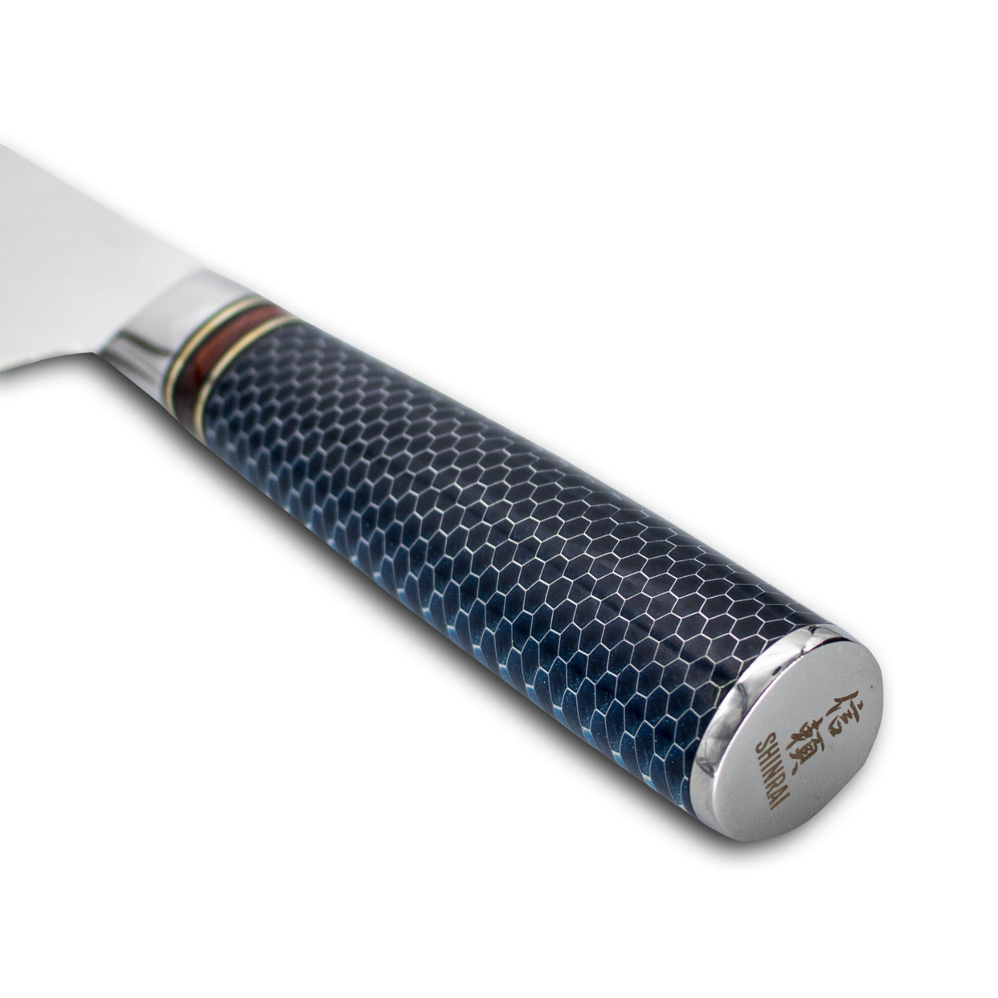 Shinrai Japan - Couteau de chef Dragonfire Micarta Jewels 20 cm - Édition spéciale