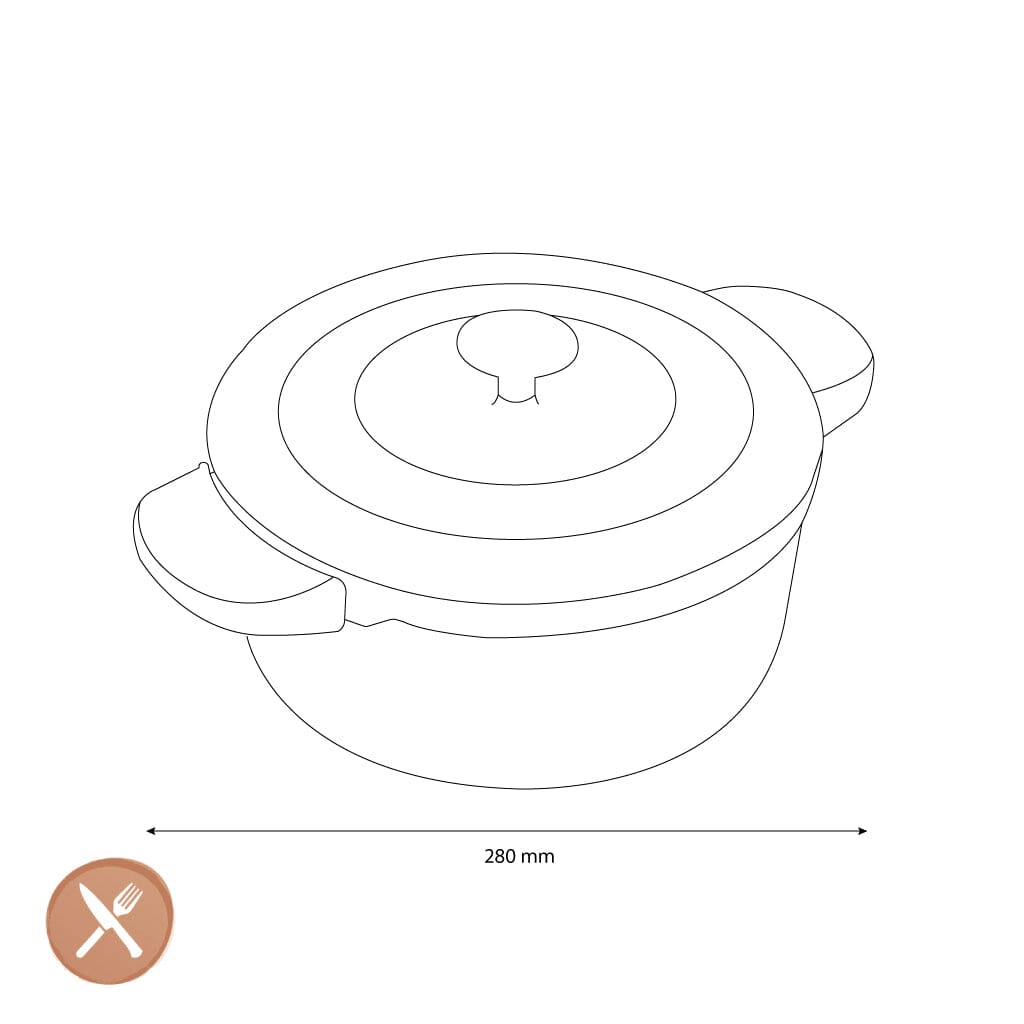 Cocotte GreenPan ultra-légère avec revêtement antiadhésif en céramique, 28 cm