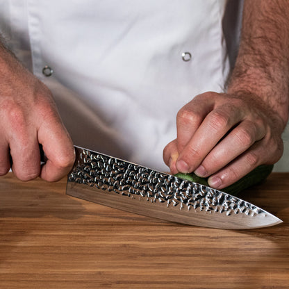 Shinrai Knives - 6-teiliges Messerset aus gehämmertem Edelstahl
