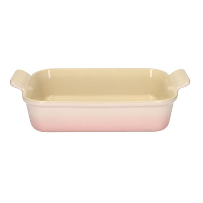 LeCreuset - Plat à four rectangulaire Coquillage Rose 26x19cm 2,1l