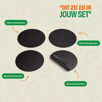Cook & Pan - Taupe of Mind Induktionsschutz-Set - 4er-Pack