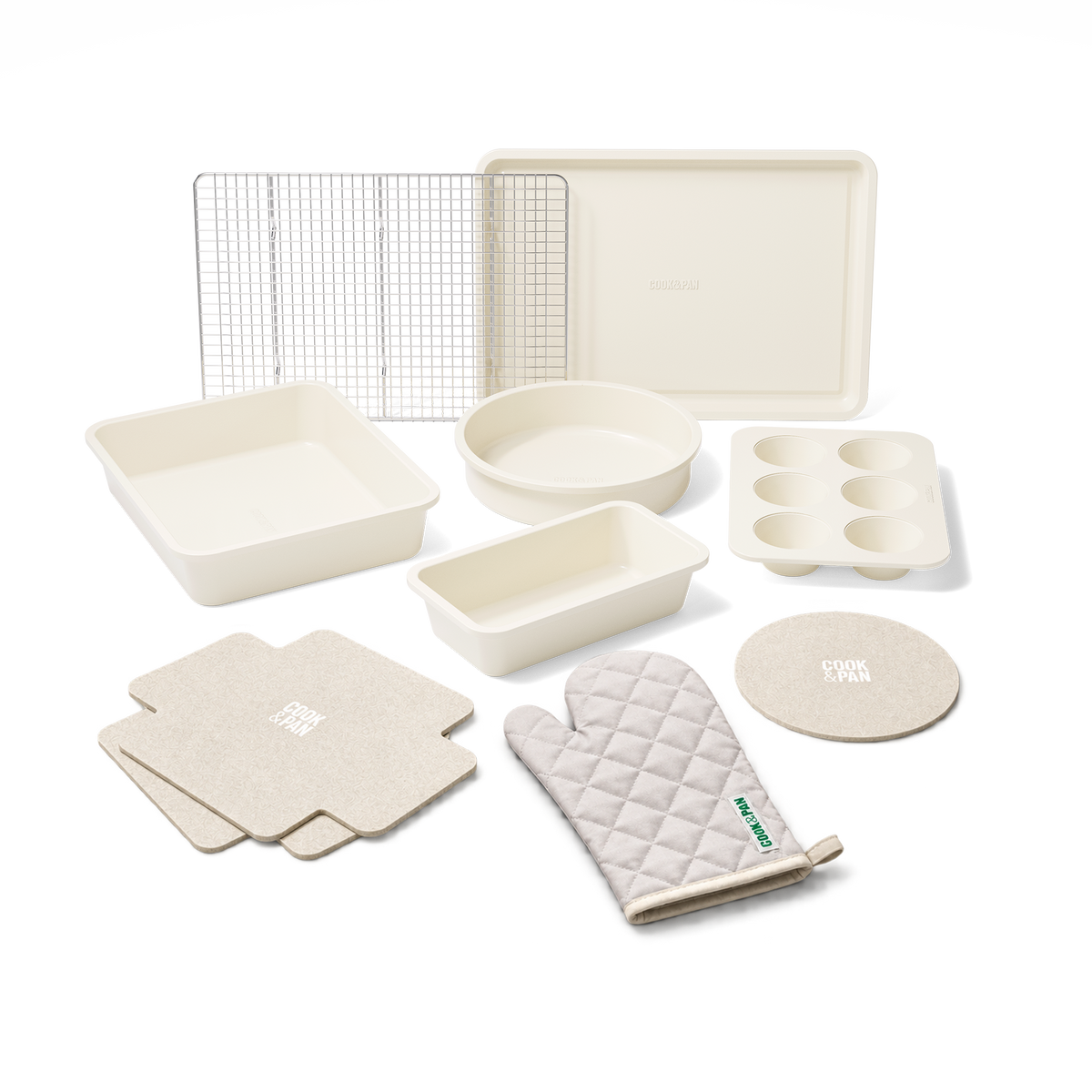 Cook & Pan - Go Ivory Backset 9-teilig
