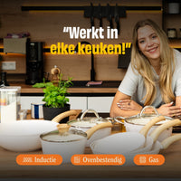 Cook & Pan - Go Ivory Schwenkpfanne 28 cm