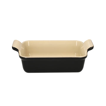 LeCreuset - Rechteckige Auflaufform Ebenholzschwarz 19x14cm 1,1l