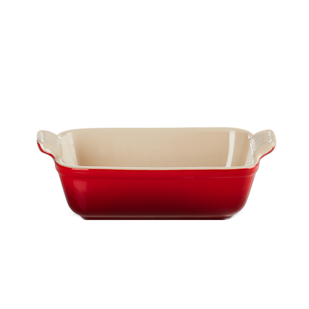 LeCreuset - Rechteckige Auflaufform Kirschrot 19x14cm 1,1l