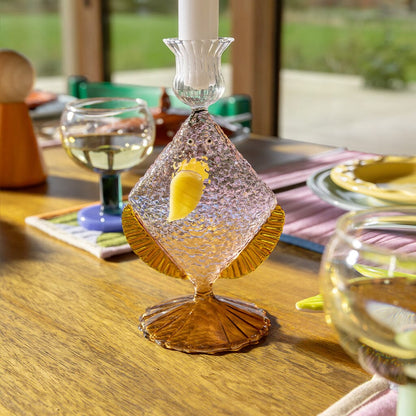 &amp;Klevering - Chandelier - Poisson - Chandelier rose &amp;Klevering