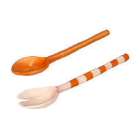 &Klevering - Saladebestek boavista gestreept Slabestek &Klevering 