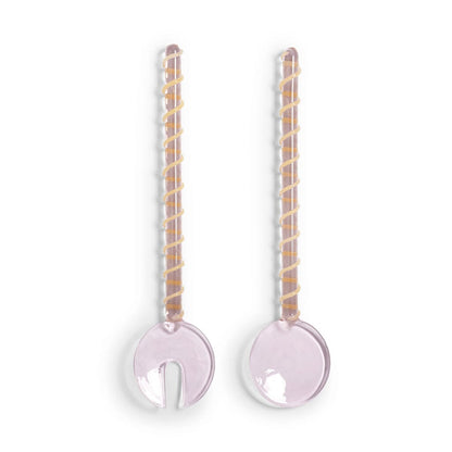 &amp;Klevering - Couverts à Salade Sling - Rose &amp;Klevering