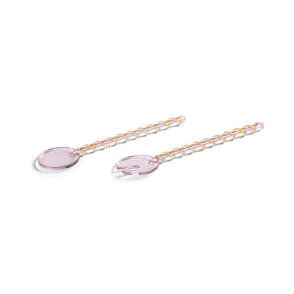 &amp;Klevering - Couverts à Salade Sling - Rose &amp;Klevering
