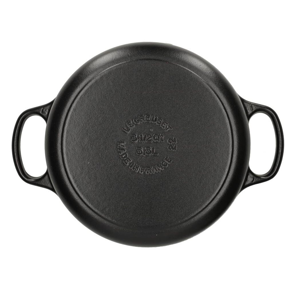 Le Creuset - Braadpan Signature rond Mat Zwart 18cm 1,8l Le Creuset 