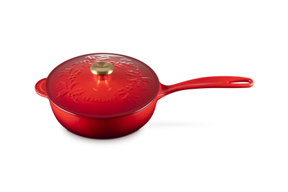 Le Creuset - Holly Collection sauspan ø 21 cm gietijzer Rood Sauspan Le Creuset 