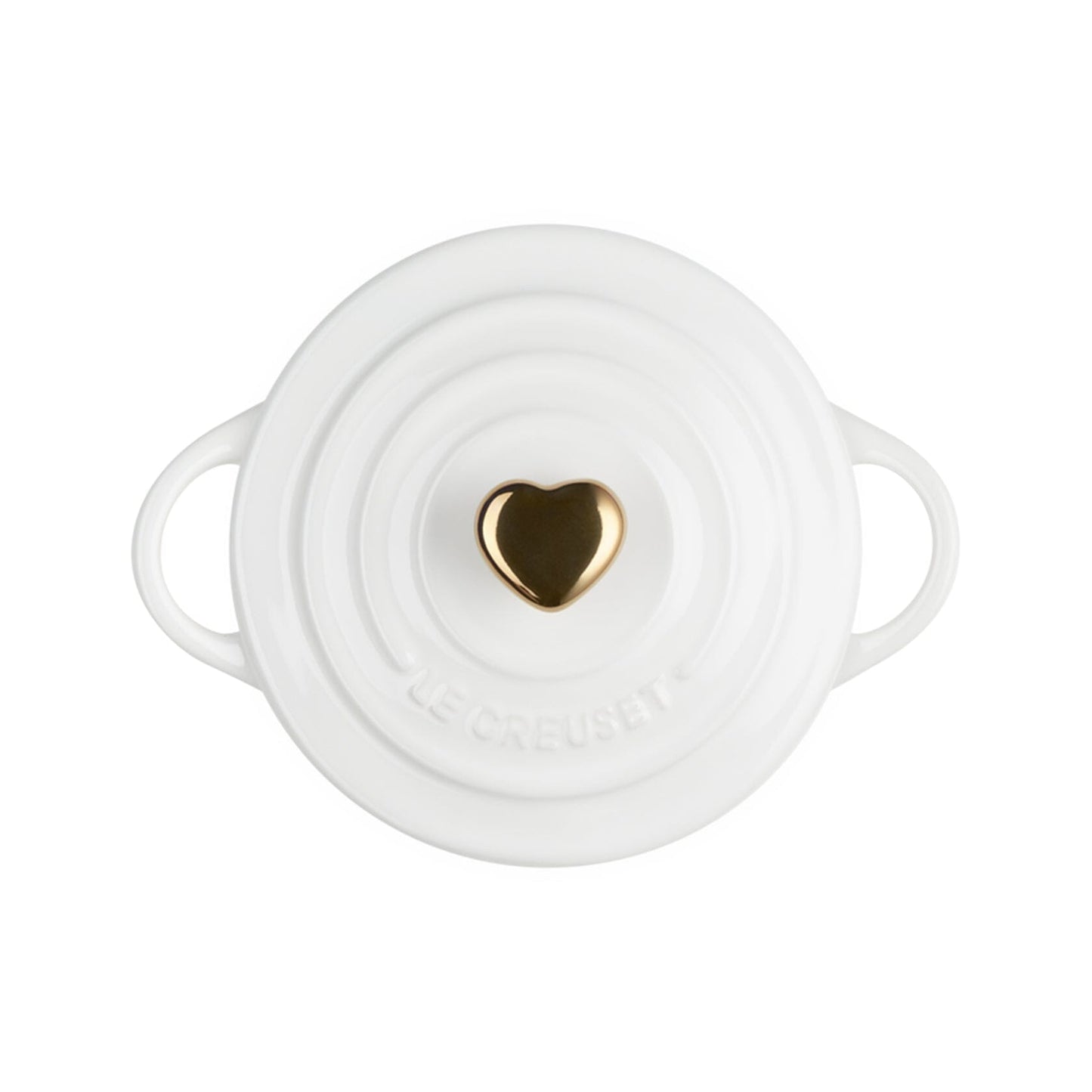 Le Creuset - Mini Braadpan - Valentijn - Wit Le Creuset 