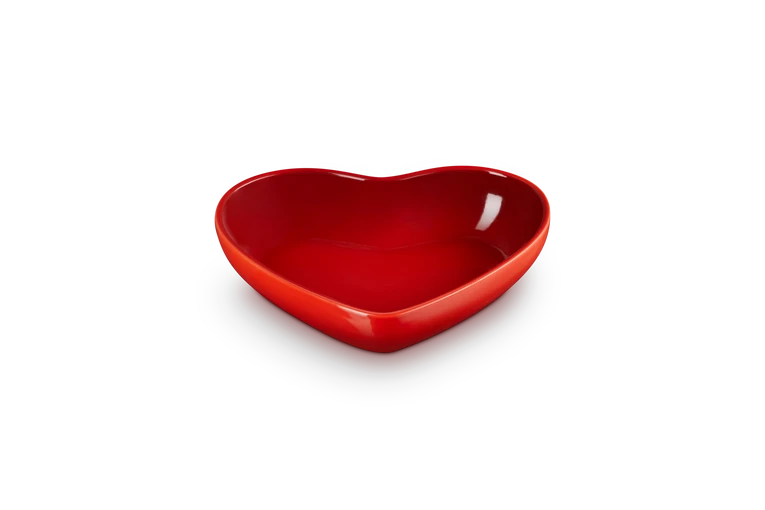 Le Creuset - Schaal Kersenrood Hart 20 cm serveerschaal Le Creuset 