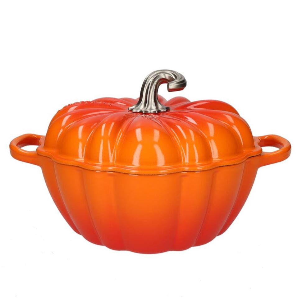 Le Creuset - Kürbis Braten-/ Stoofpan Signature Orangenrot 24cm 3,7l