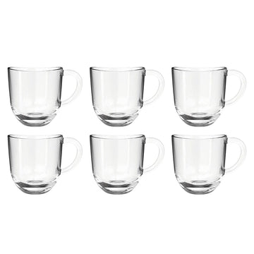 Leonardo - Napoli Koffie/theeglas 280ml - 6 stuks Koffiekopjes Leonardo 