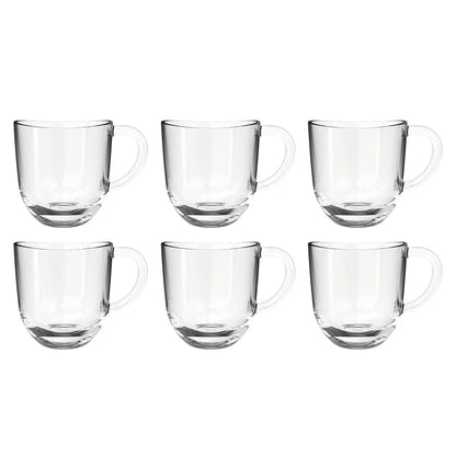 Leonardo - Napoli Koffie/theeglas 280ml - 6 stuks Koffiekopjes Leonardo 