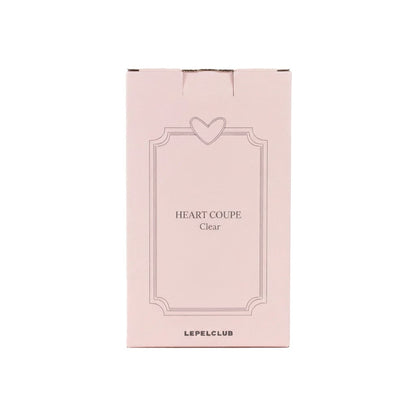 Lepelclub - Chamapgne Coupe - Hart - Transparant Champagne glazen LepelClub 