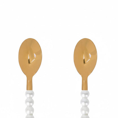 Lepelclub - Koffielepels - Parel - Set Van 2 LepelClub 