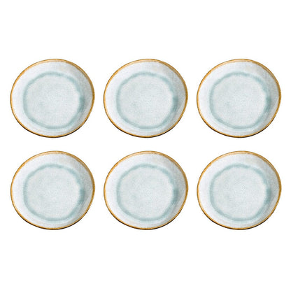 Medard de Noblat - Shadow Aqua Dessertbord 20.5 cm (set van 6) Dessertborden Medard de Noblat 