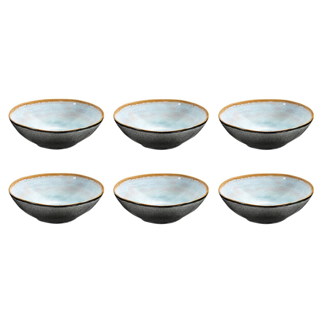 Medard de Noblat - Shadow Aqua Soepkom 19.5 cm (set van 6) Soepkommen Medard de Noblat 