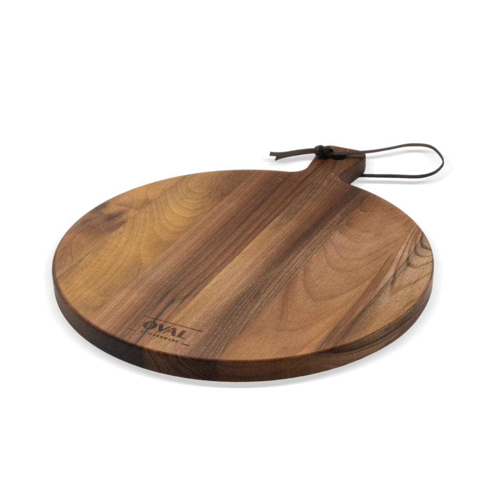 Oval - Pure Walnut Wood Serveerplank rond Ø 30 x 1,8 cm Oval Kitchenware 