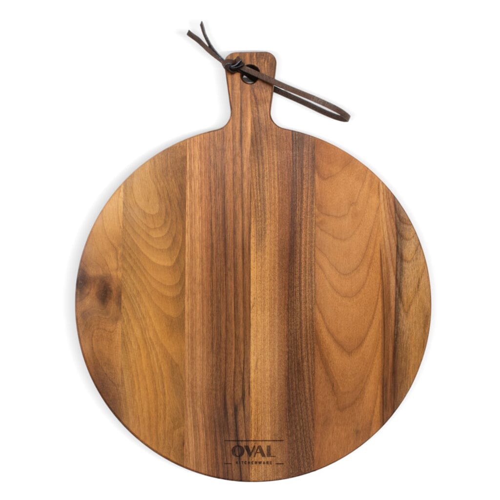 Oval - Pure Walnut Wood Serveerplank rond Ø 30 x 1,8 cm Oval Kitchenware 