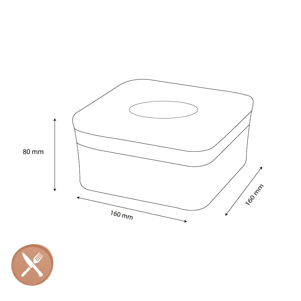 OXO - POP 2.0 Groot vierkant hoog, 5,7 liter Voorraadpot OXO 