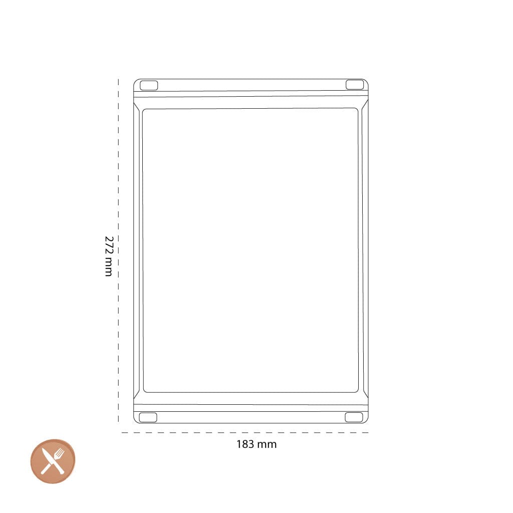 OXO - Snijplank 18,3 x 27,2 cm Kunststof snijplank OXO 