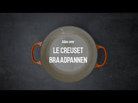 Le Creuset - Mini Brat-/Schmortopf Kürbis-Granat 0,35 L