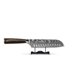Shinrai Knives - Damascus Print Santoku 18 cm Santokumes Shinrai Knives 