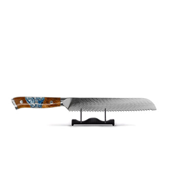 Shinrai Knives - Eclipse Series Damascus Broodmes 20 cm Broodmes Shinrai Knives 