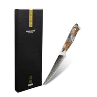 Shinrai Knives - Eclipse Series Damascus Steakmes 13 cm Steakmes Shinrai Knives 