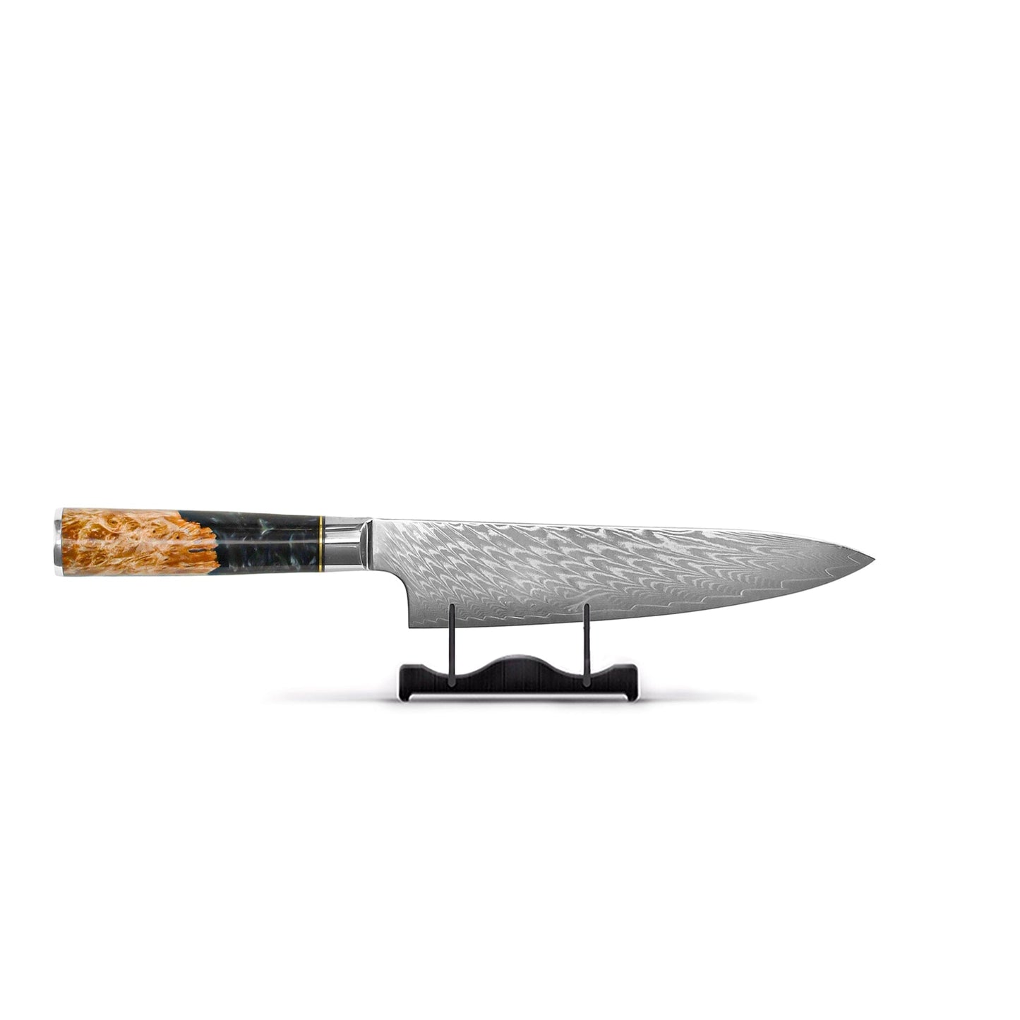 Shinrai Knives - Epoxy Onyx 6-delige Messenset + Messenblok Cito dubbelzijdig Messenset met blok Shinrai Knives 