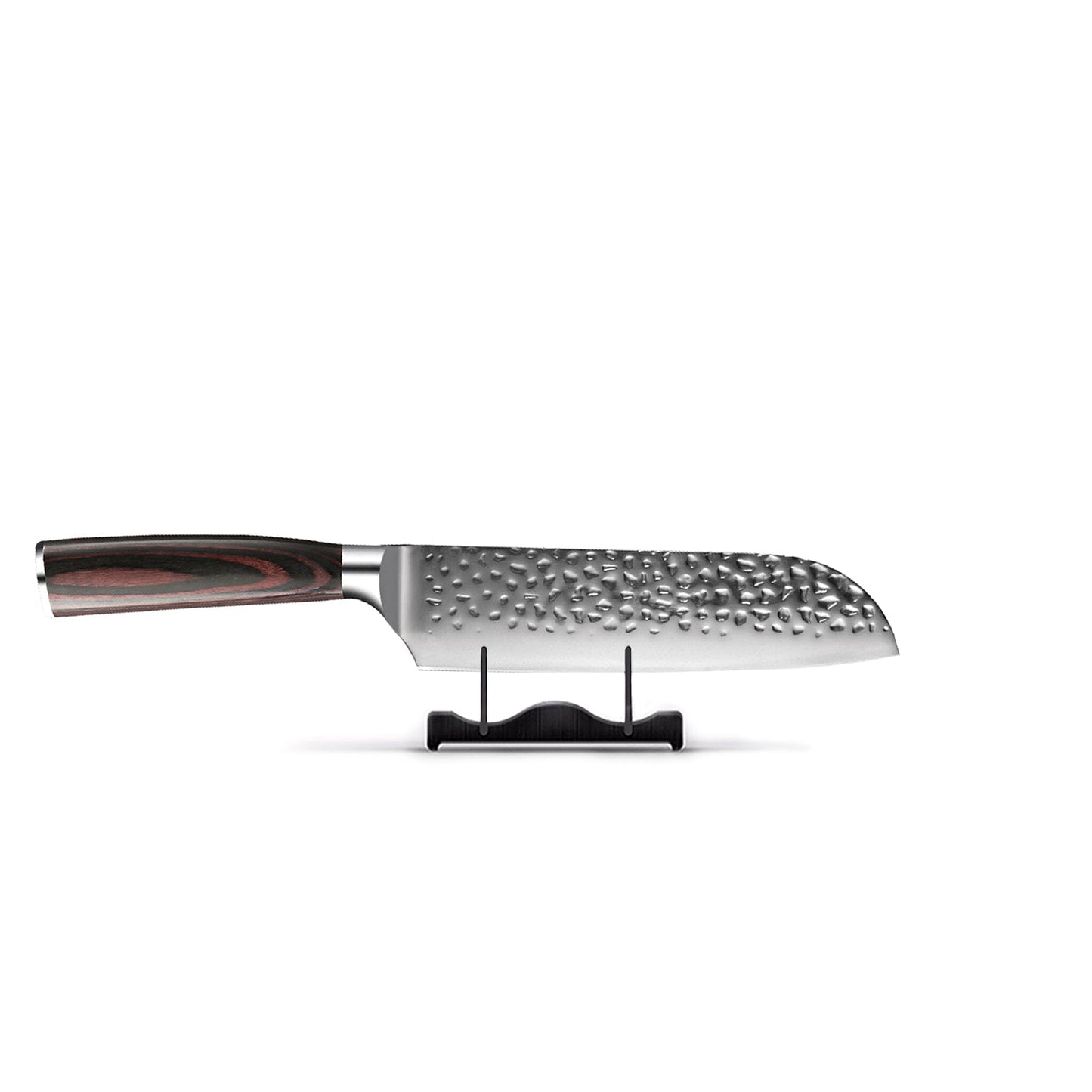 Shinrai Knives - Hammered RVS Mega Bundel - All you need Messenset met blok, snijplank en slijpsteen Shinrai Knives 