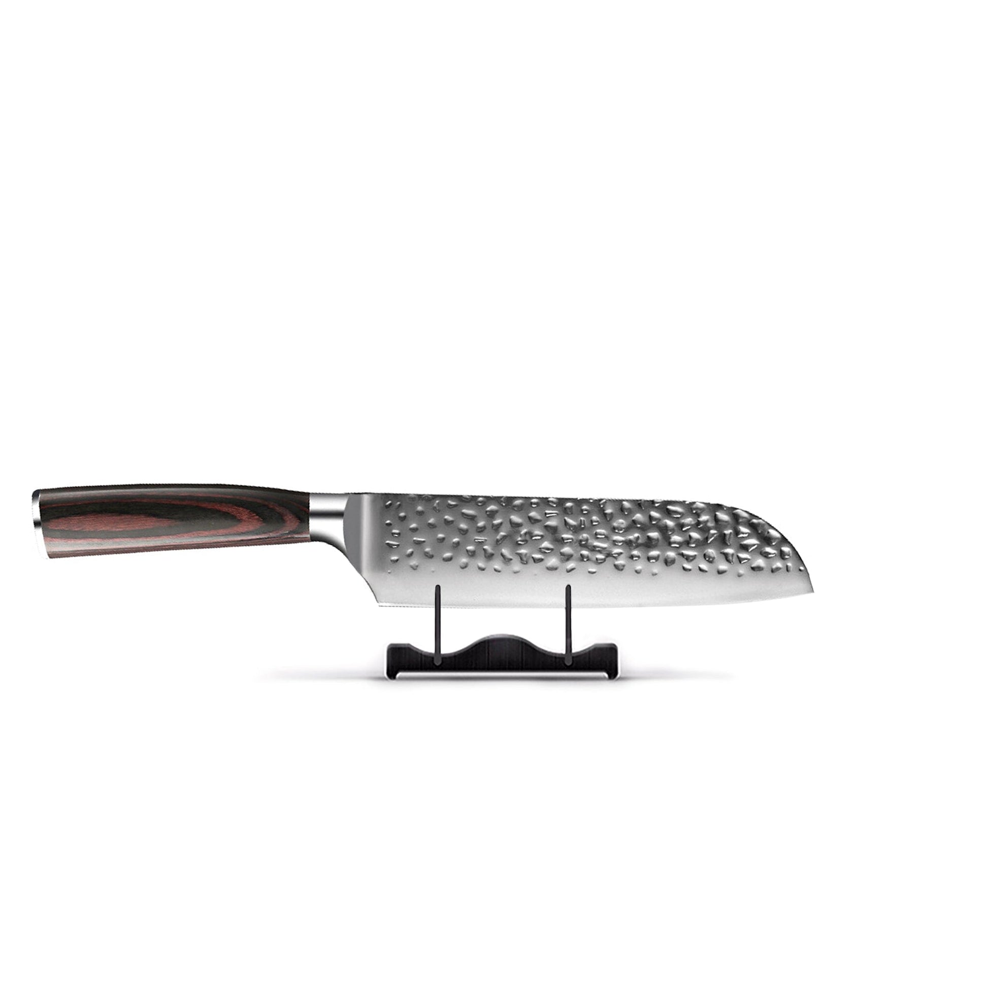Shinrai Knives - Hammered RVS Mega Bundel - All you need Messenset met blok, snijplank en slijpsteen Shinrai Knives 