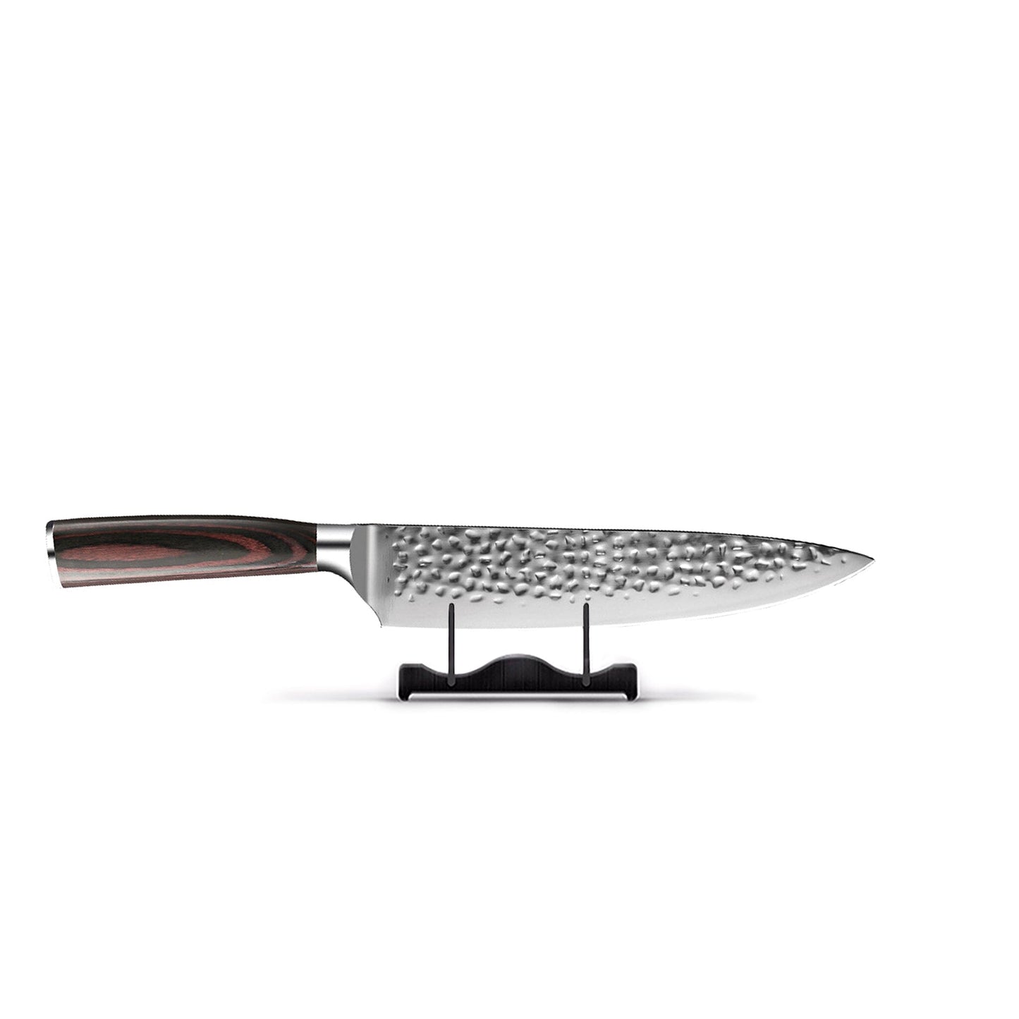 Shinrai Knives - Hammered RVS Mega Bundel - All you need Messenset met blok, snijplank en slijpsteen Shinrai Knives 
