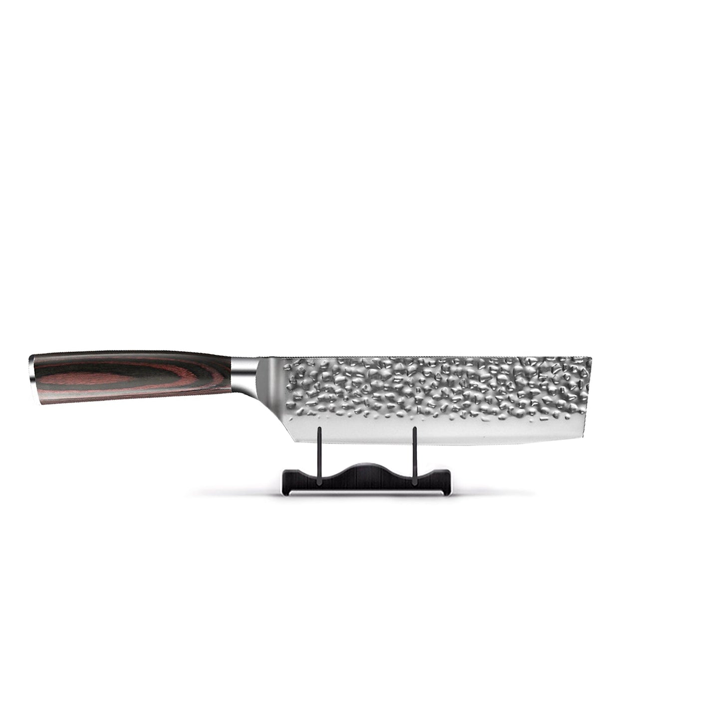 Shinrai Knives - Hammered RVS Mega Bundel - All you need Messenset met blok, snijplank en slijpsteen Shinrai Knives 
