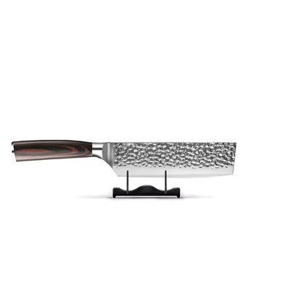 Shinrai Knives - Hammered RVS Mega Bundel - All you need Messenset met blok, snijplank en slijpsteen Shinrai Knives 