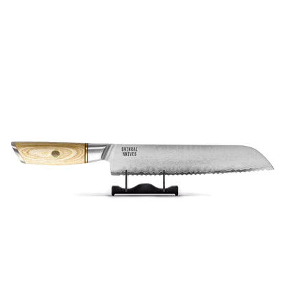 Shinrai Knives - Hikari Damascus Broodmes 20 cm Broodmes Shinrai Knives 