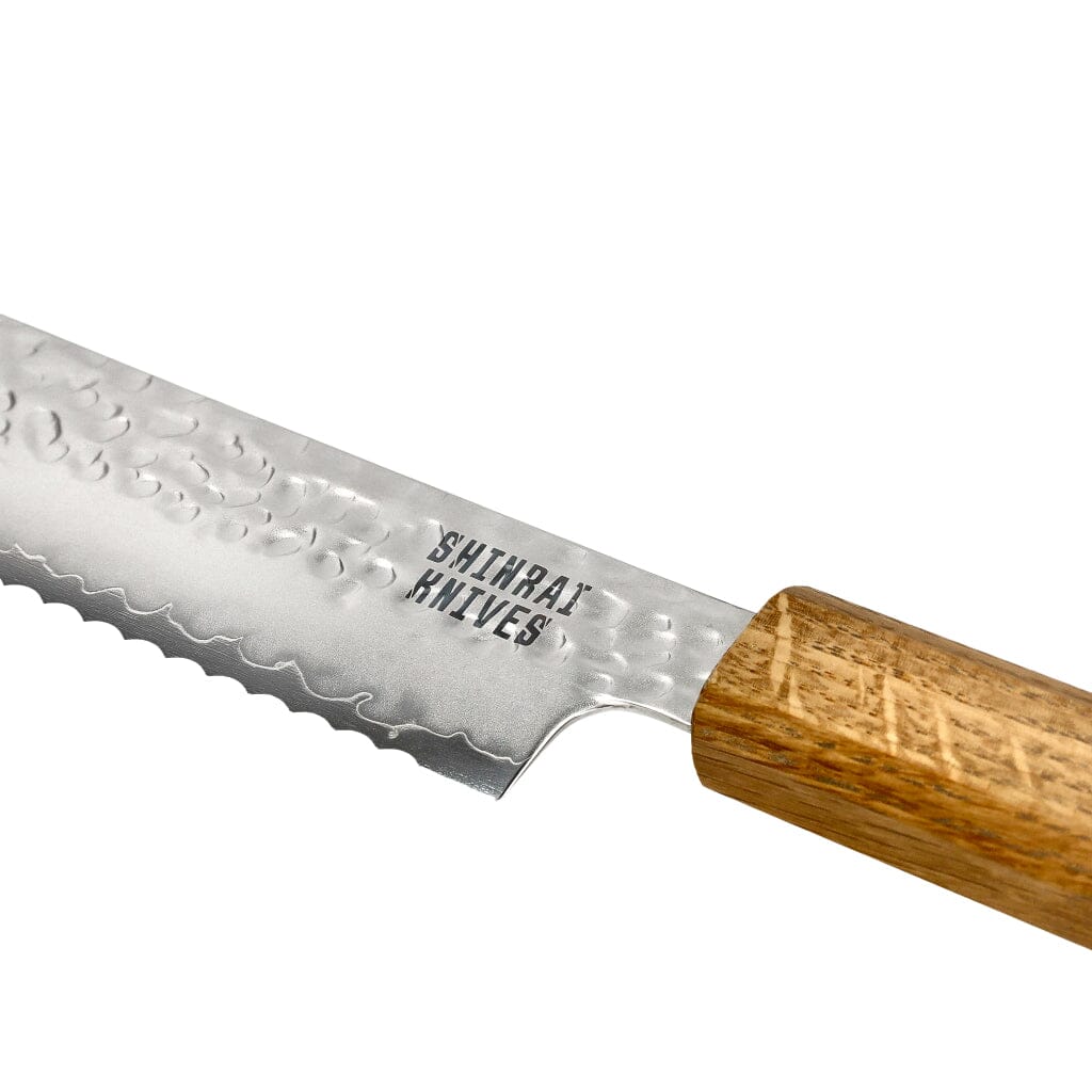 Couteau à pain Shinrai Knives - Jōnetsu Damascus 20 cm