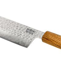 Couteaux Shinrai - Couteau Santoku Jōnetsu Damascus 18 cm Couteau Santoku Couteaux Shinrai