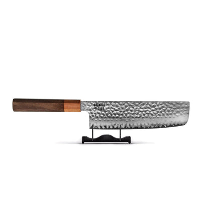 Shinrai Knives - Kigami Exclusive Damascus 5-delige set - Koksmes + Broodmes + Nakiri + Officemes + Schilmes Messenset Shinrai Knives 